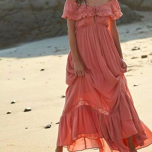 Moonlight Ocean Maxi by Free People Worn once for photoshoot Size M